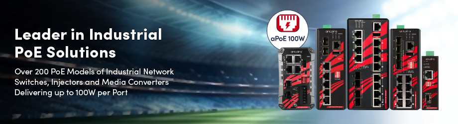 Landing Page Banner for Antaira PoE Campaign